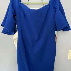 Laundry By Shelli Segal Royal Blue Dress